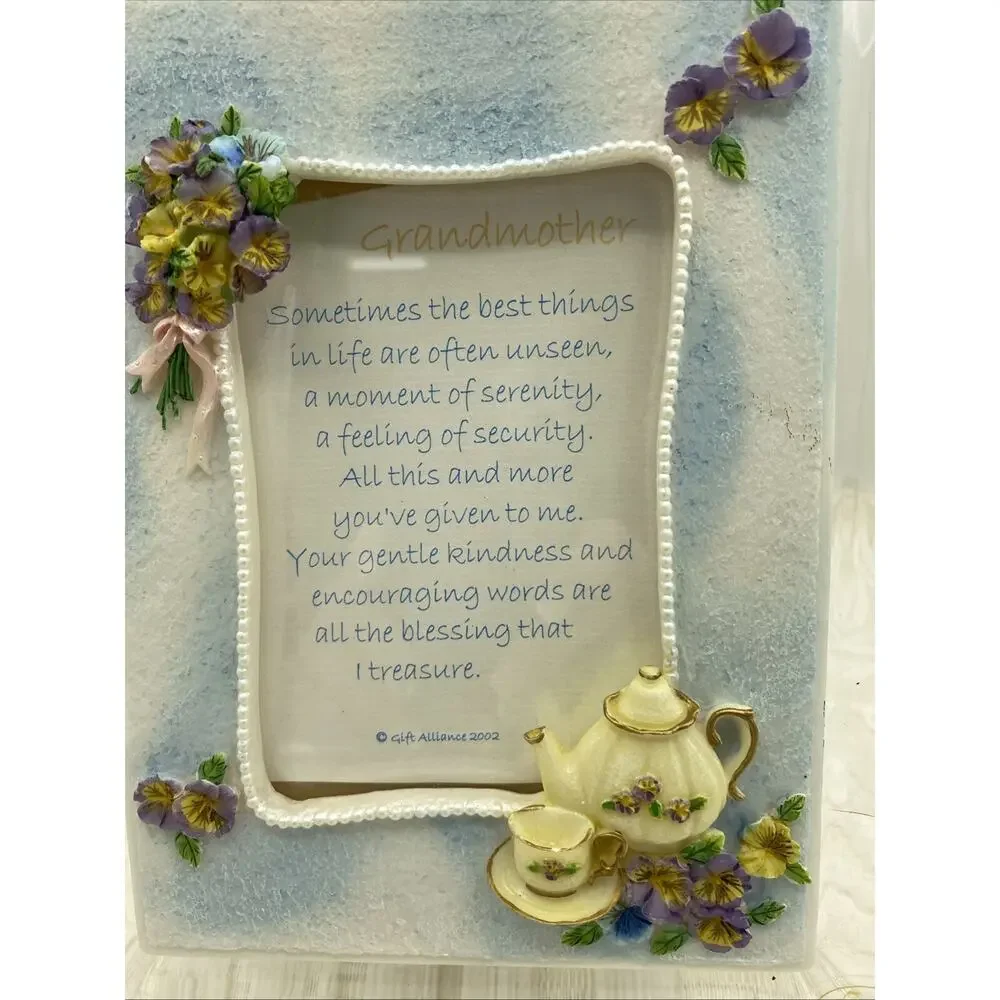VTG SENTIMENTS JUST FOR YOU GIFT ALLIANCE GRANDMOTHER MUSICAL FRAME